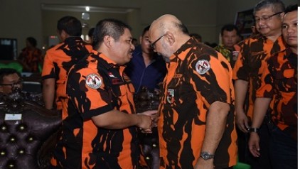 Bupati Amril Hadiri Pelantikan MPC PP Bengkalis